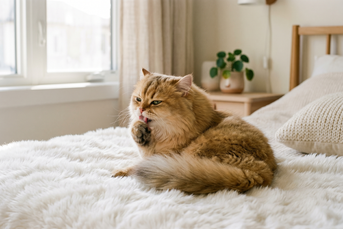 Cat Overgrooming: Why Your Cat Won't Stop Licking (And How to Help)