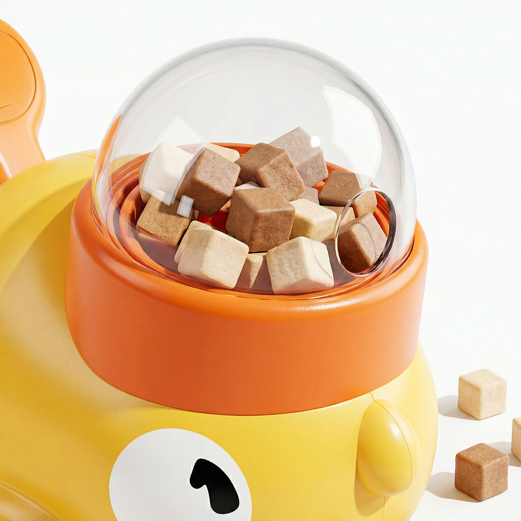 Duck Treat Dispenser top-down view