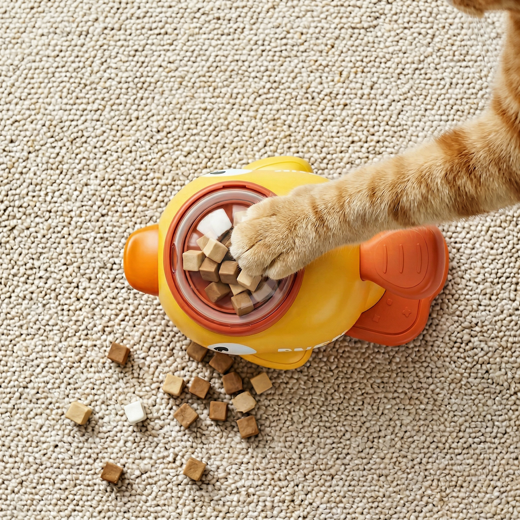 Duck Treat Dispenser kitchen counter lifestyle